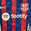 CAMISA DO BARCELONA 25/26 AZUL E VERMELHO EDIÇÃO ESPECIAL