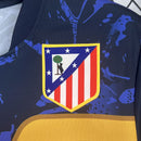 CAMISA DO ATLETICO DE MADRID 25/26 AZUL E VERMELHO EDIÇÃO ESPECIAL