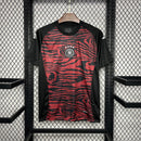 CAMISA DA SELEÇÃO DA ALEMANHA 25/26 PRETO E VERMELHO
