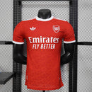 CAMISA VERSÃO PLAYER DO ARSENAL 25/26 VERMELHO