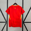 CAMISA FEMININA DA ESPANHA 25/26 VERMELHO