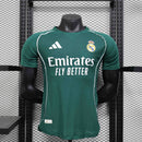CAMISA VERSÃO PLAYER DO REAL MADRID 25/26 VERDE